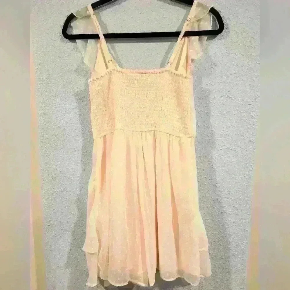 Sincerely Jules‎ Soft Pink Romper Ruffles Small - Picture 5 of 7